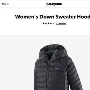 Patagonia Women's Hooded Down Sweater - Size Medium - Like New! Sold out Online!